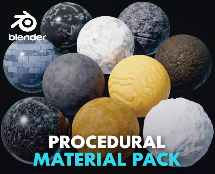 Blender Procedural Material Pack #1