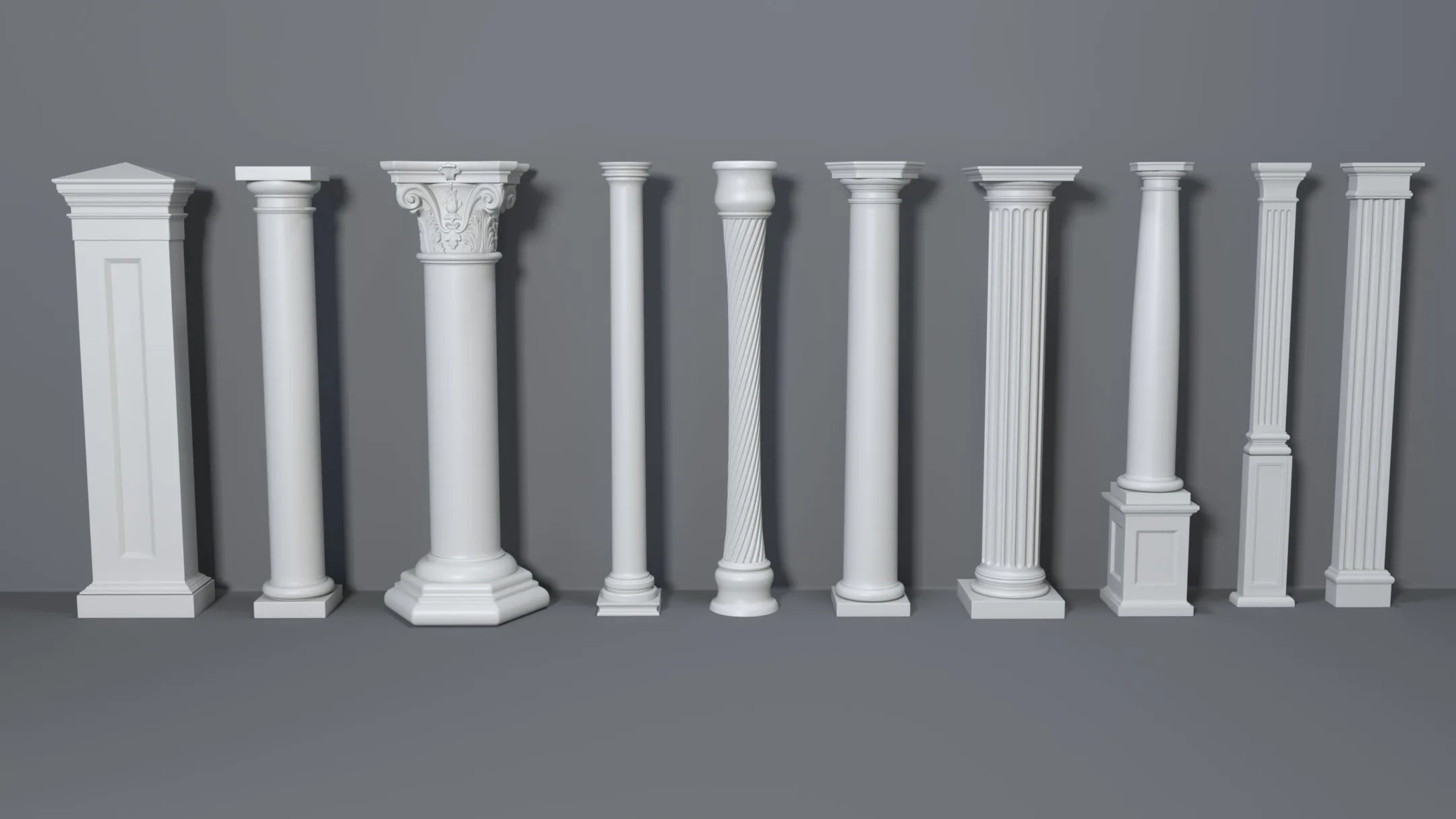 Columns Collection 3 - 10 Pieces