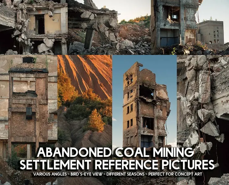 500+ Abandoned Coal Mining Settlement Reference Pictures