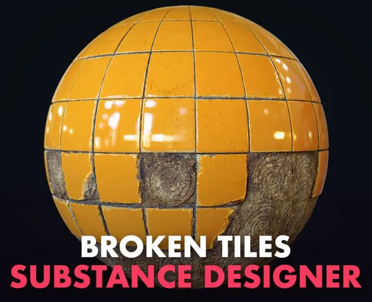 Broken Tiles - Substance Designer