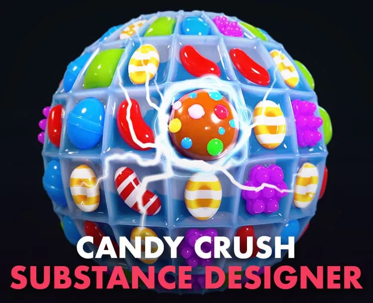 Candy Crush - Substance Designer