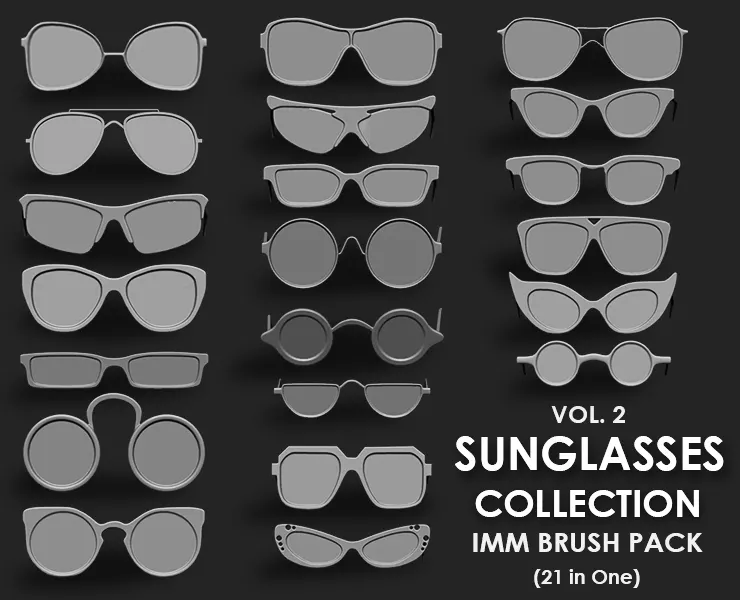 Sunglasses IMM Brush Pack 21 in One Vol. 2