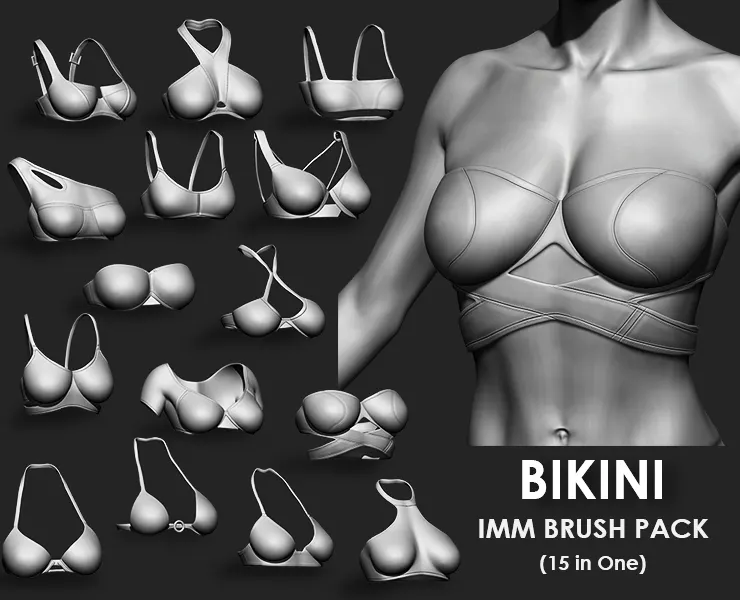 Bikini IMM Brush Pack (15 in One)