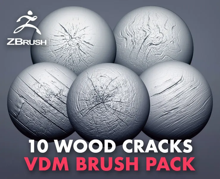 10 Wood Cracks - VDM Brush Pack