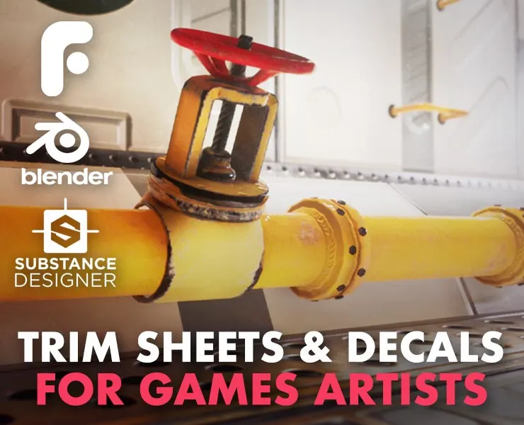 Using Trim Sheets & Decals for Game Artists