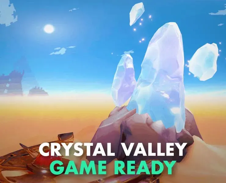 Crystal Valley - 3D Asset