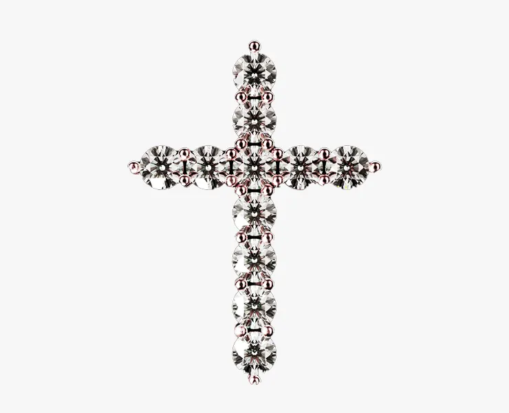 Tiffany Cross Pendant