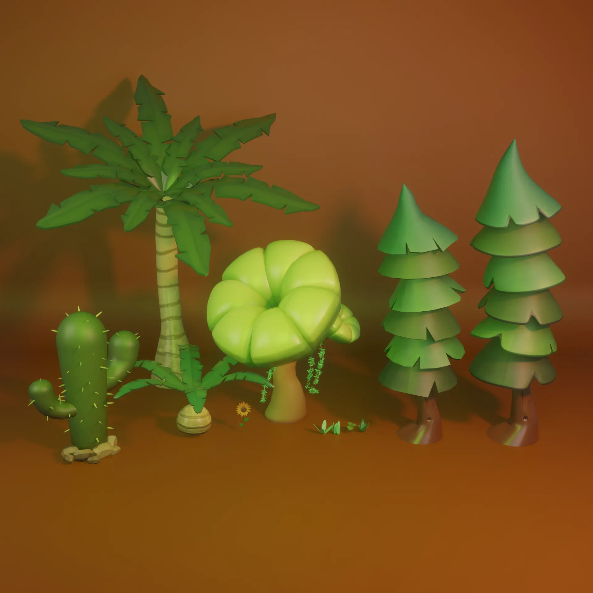 3D Vegetation Assets