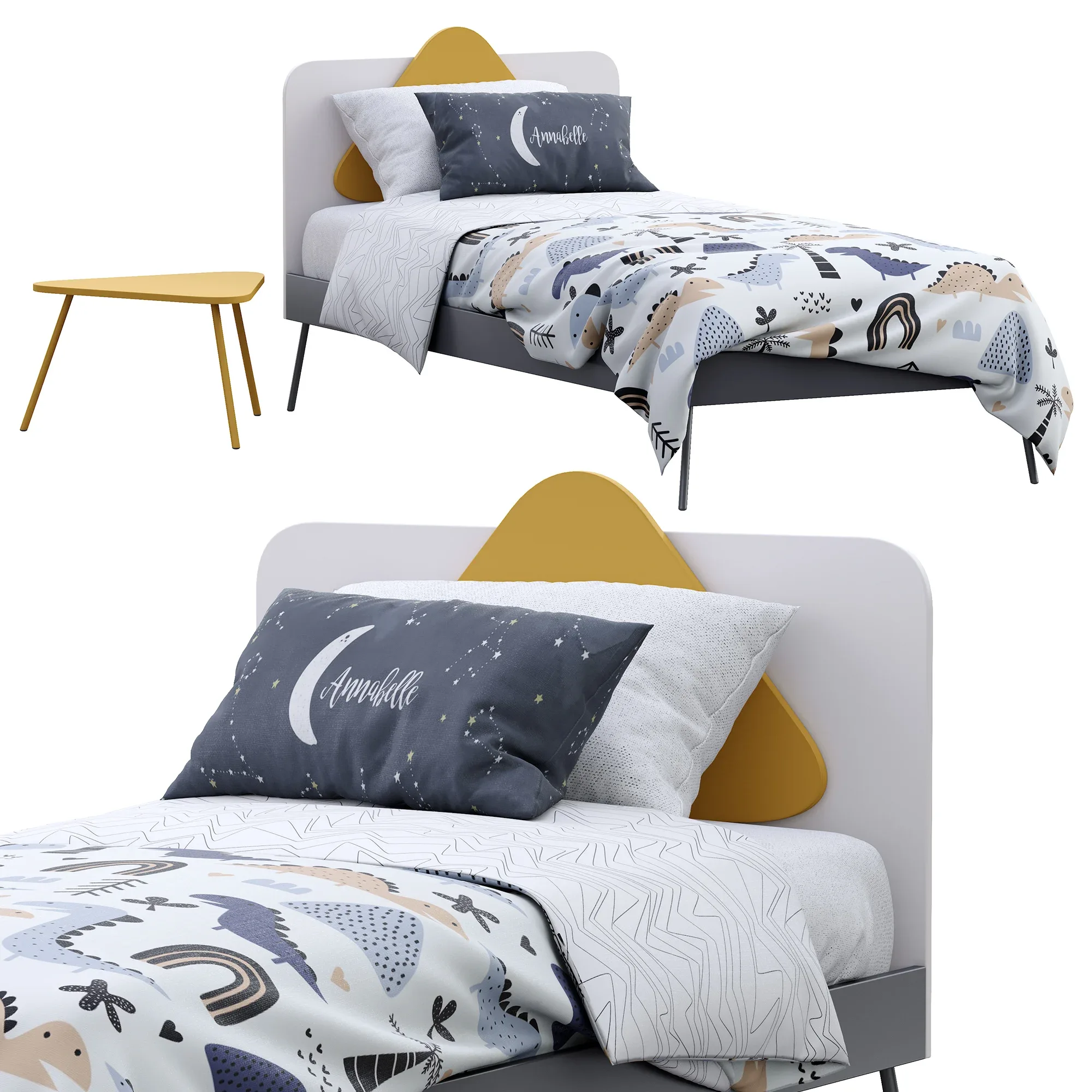 TRIO SINGLE BED by Nidi