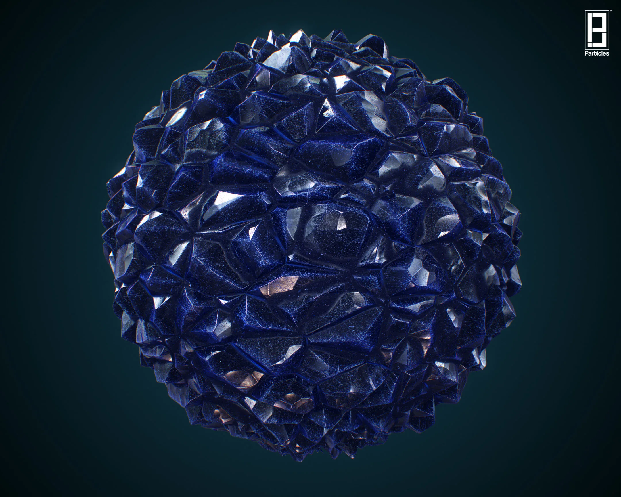 4k PBR Texture Of Glowing Crystal