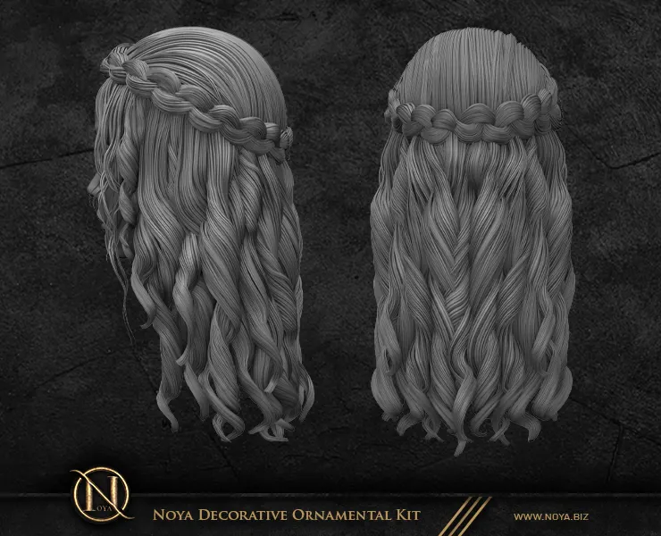 Noya Hair Kit ( 42 Zbrush IMM Brushes )