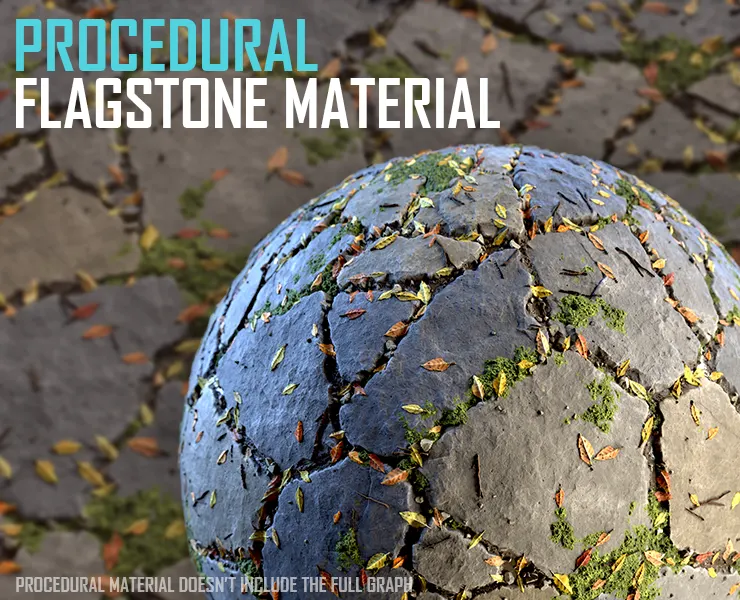 Flagstone Material - Procedural