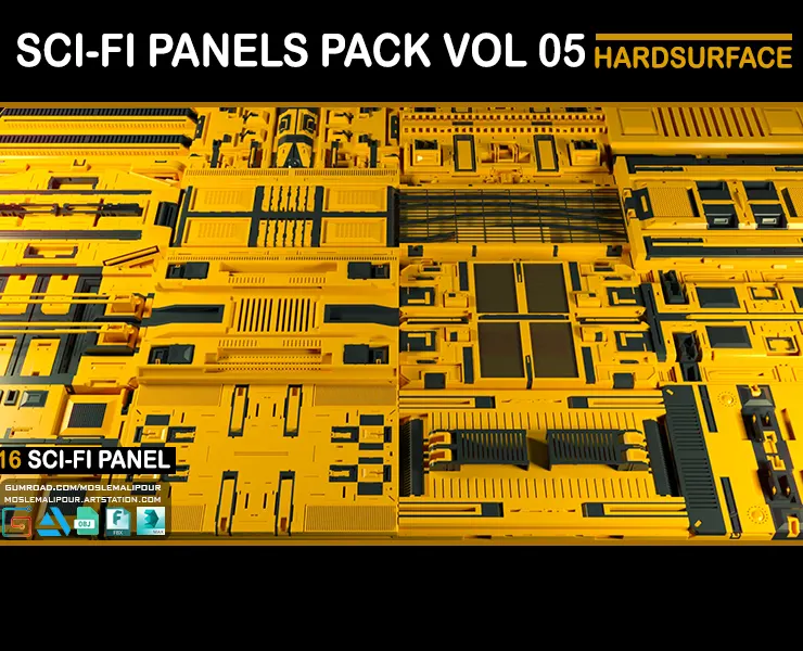 Sci-fi Panel Pack Vol 05