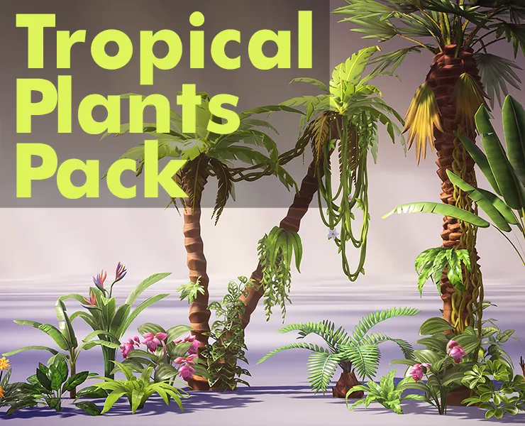 Tropical Plants Pack