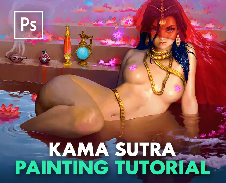 "Kama Sutra" Painting Process Tutorial Video