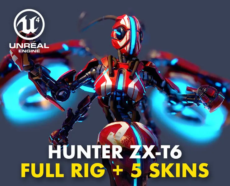 Hunter Zx-T6 – Full Rig + 5 Skins