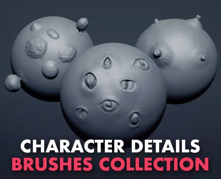 Character Details BRUSHES Collection