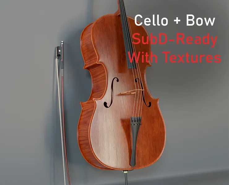 Cello With Bow