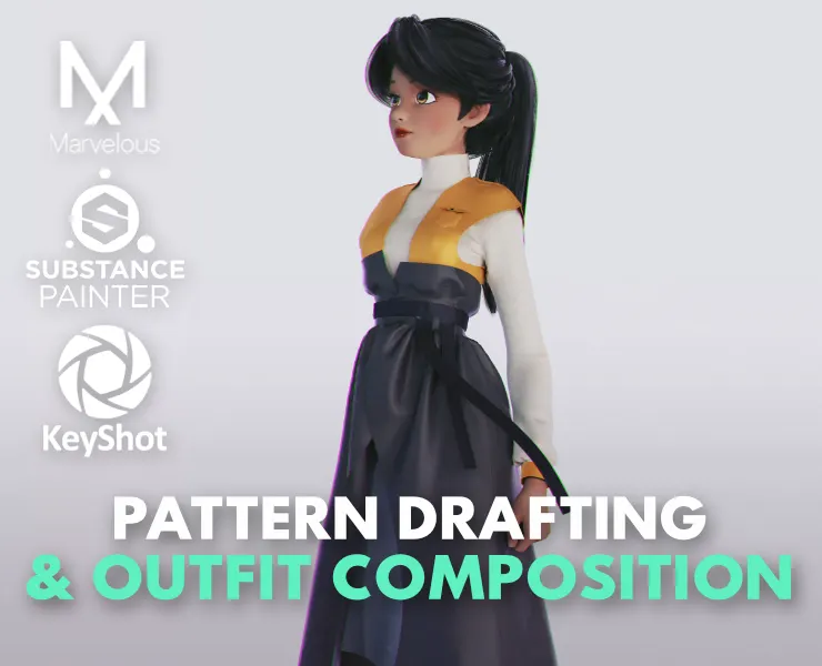 Pattern Drafting & Outfit Composition in Marvelous Designer
