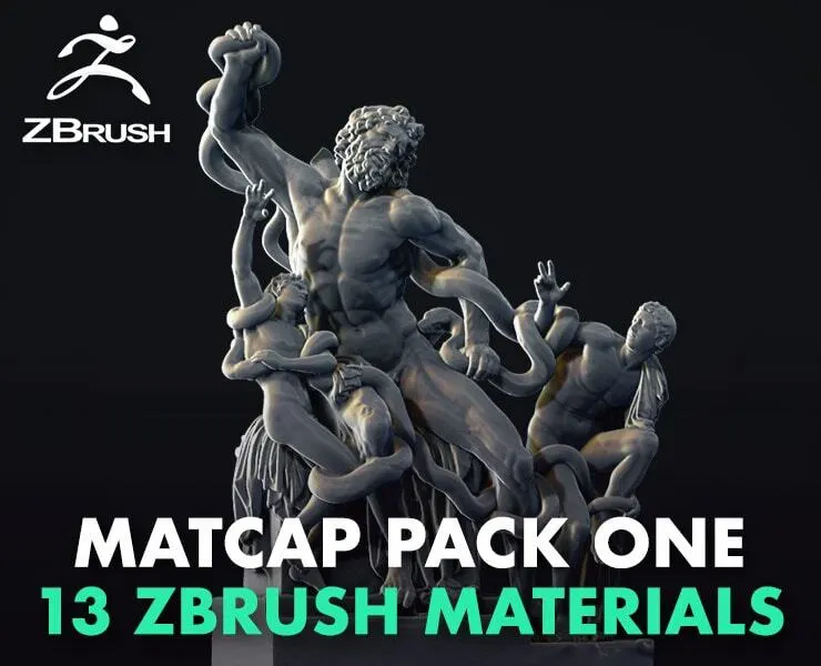 ZBrush Matcap Pack One