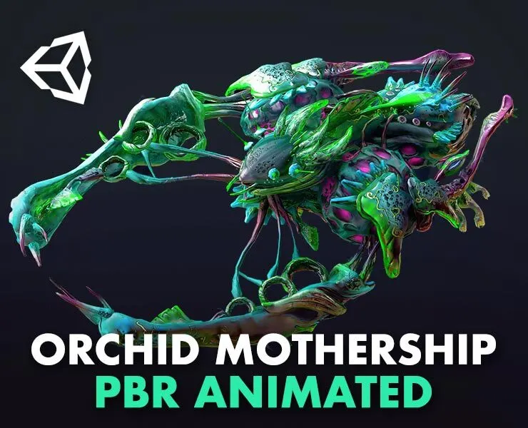 Orchid Mothership - PBR Animated