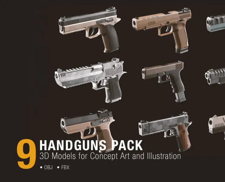 Hand Guns Pack