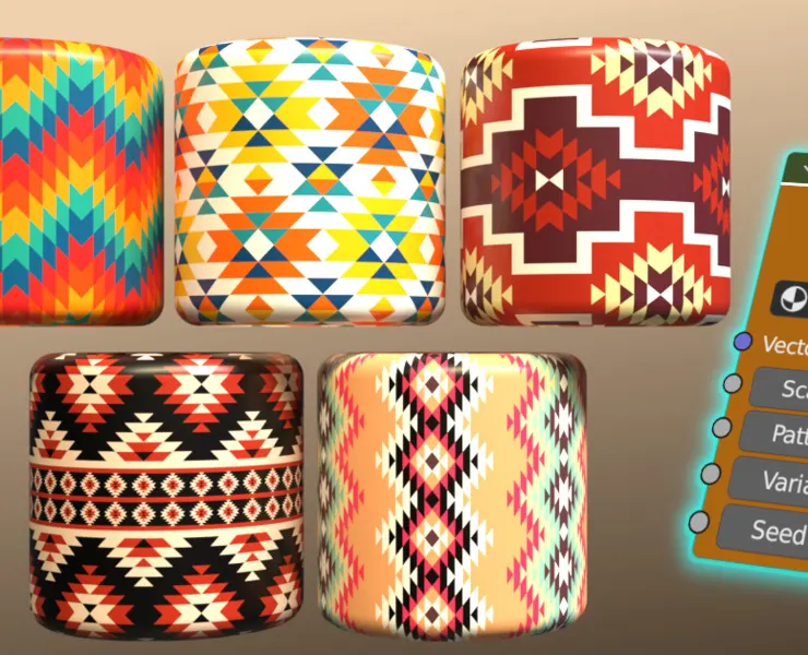 Native American Patterns for Blender