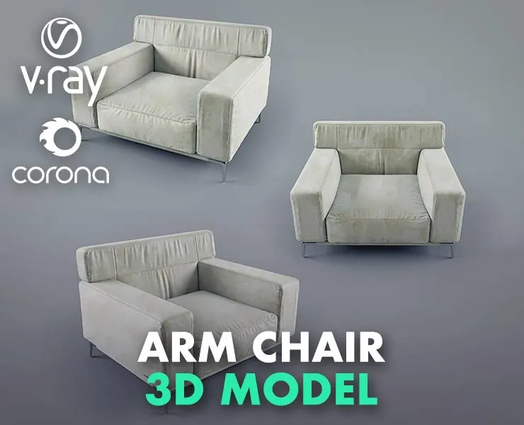 Arm Chair 04 - 3D Model