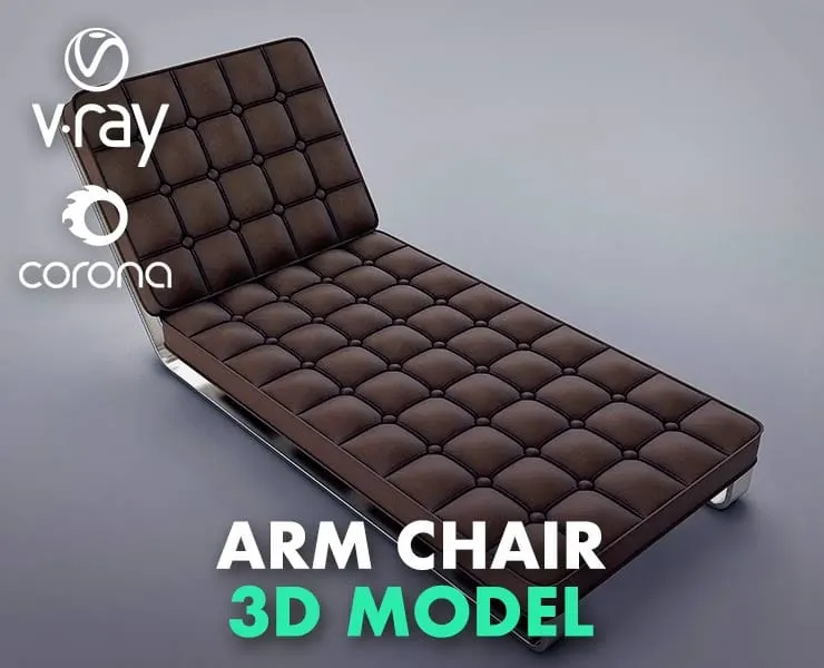 Arm Chair 02 - 3D Model
