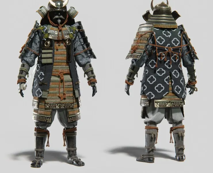 MEDIEVAL Japanese Samurai Rigged