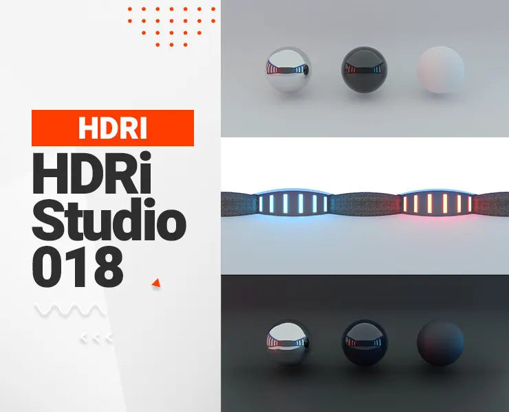 Hdri Studio Lighting 018 - For Your 3d Rendering