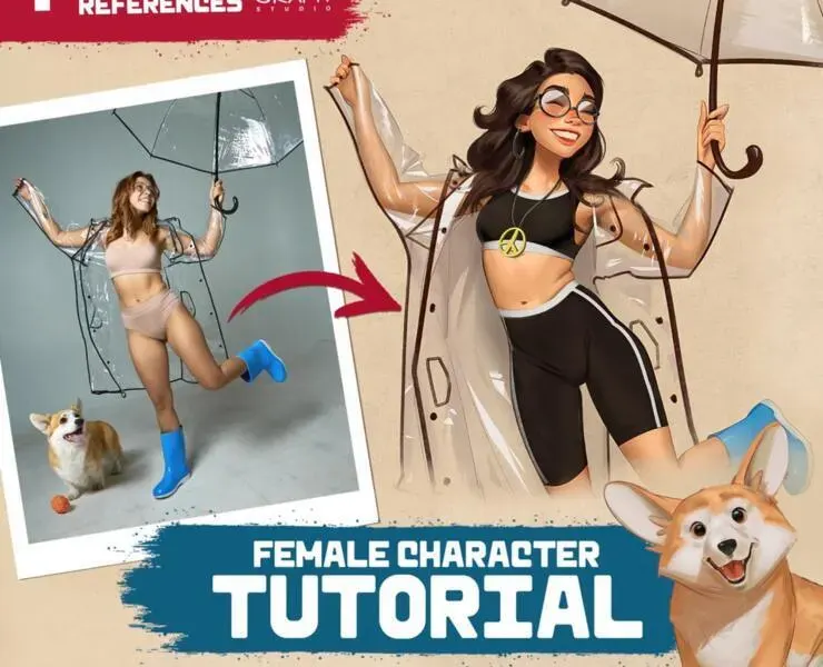 Female Character Design Tutorial + 700 Reference Images