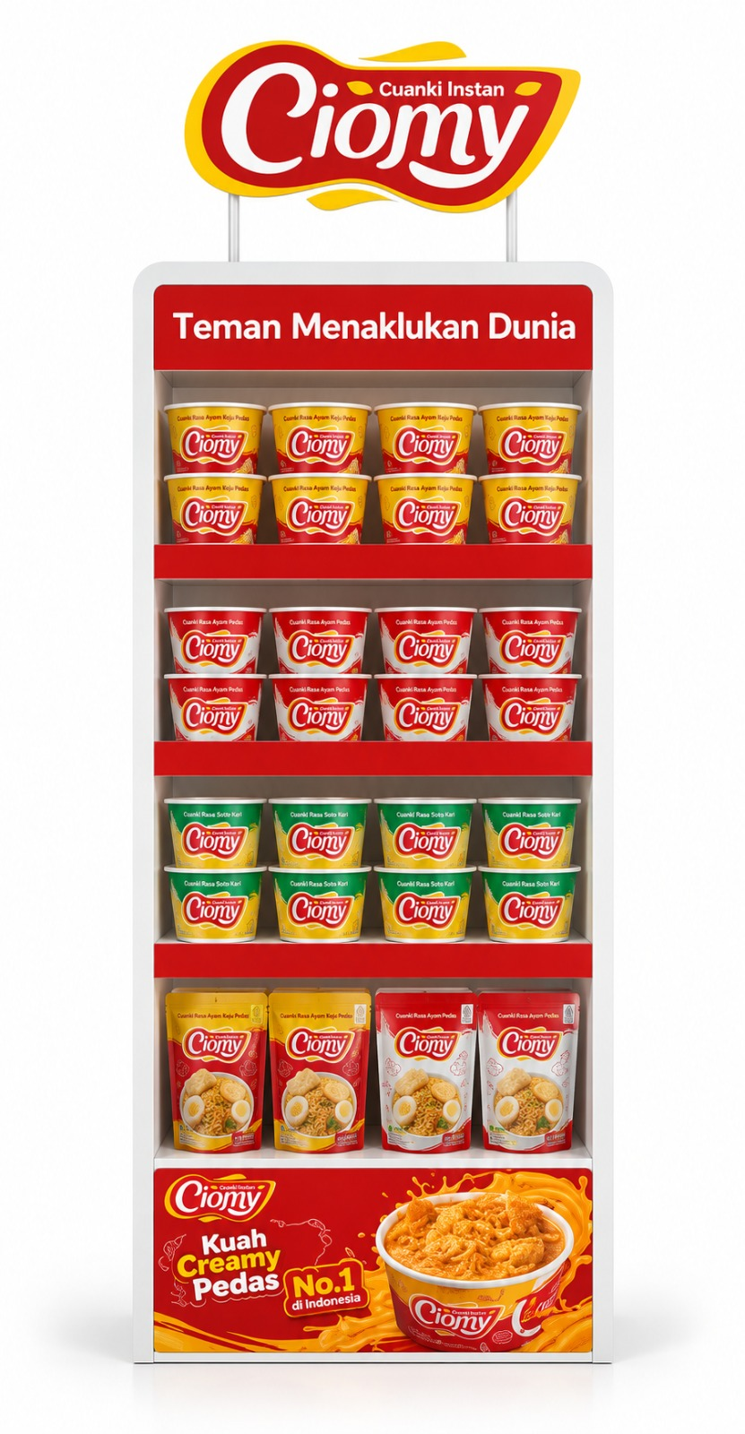 Rak Display Ciomy - Desain Tambahan