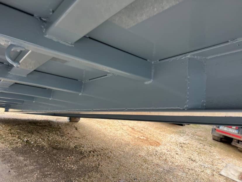 CONTAINER SCARRABILE NUOVO A PIANALE SENZA SPONDE RINFORZATO — foto 9 di 10