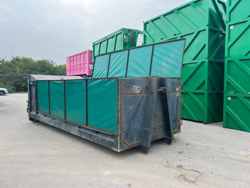 CONTAINER SCARRABILE USATO CON COPERCHIO PER INGOMBRANTI CON COPERCHIO — foto 3 di 9