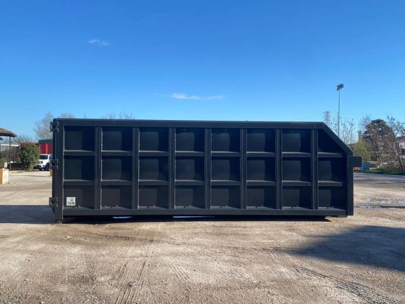 CONTAINER SCARRABILE NUOVO A CIELO APERTO PER INGOMBRANTI IN HARDOX RINFORZATO — foto 6 di 8