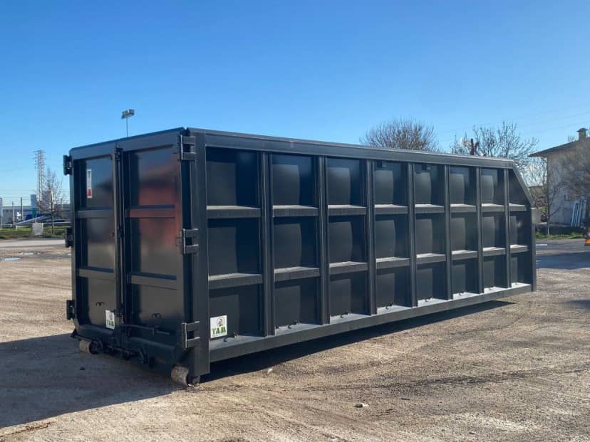 CONTAINER SCARRABILE NUOVO A CIELO APERTO PER INGOMBRANTI IN HARDOX RINFORZATO — foto 8 di 8