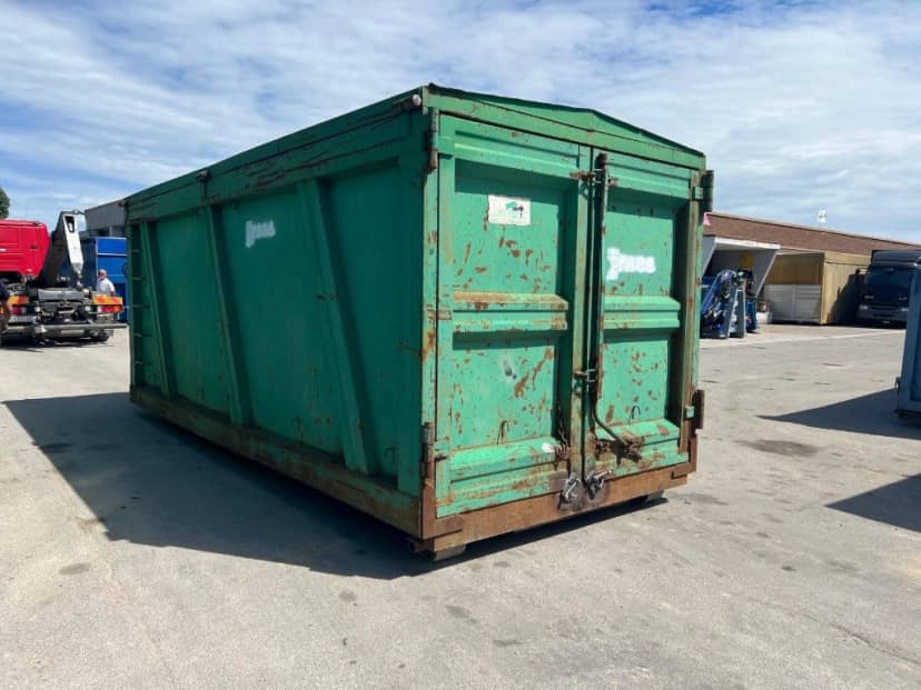 CONTAINER SCARRABILE USATO CON COPERCHIO CON FONDO NUOVO — foto 3 di 6