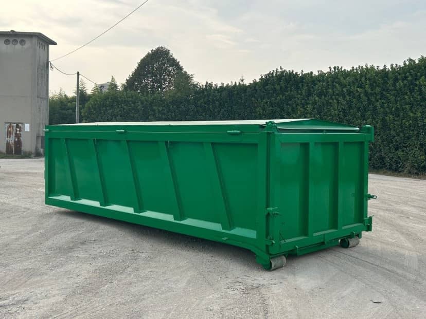 CONTAINER SCARRABILE NUOVO CON TETTO IDRAULICO PER MATERIALI INGOMBRANTI STAGNO — foto 3 di 10