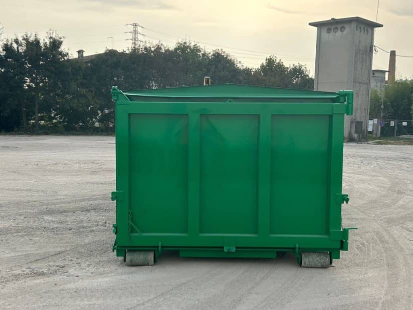 CONTAINER SCARRABILE NUOVO CON TETTO IDRAULICO PER MATERIALI INGOMBRANTI STAGNO — foto 6 di 10