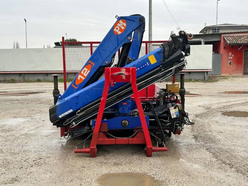 CONTAINER SCARRABILE NUOVO A PIANALE CON SPONDE IN TR5 CON GRU PM — foto 2 di 9