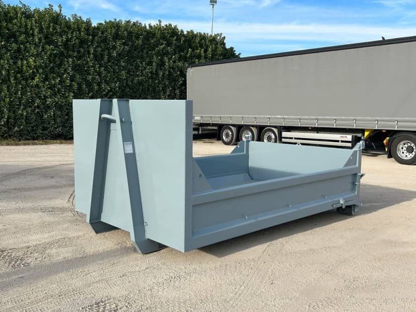 CONTAINER SCARRABILE NUOVO A CIELO APERTO PER INERTI CON VASCA SQUADRATA — foto 1 di 8