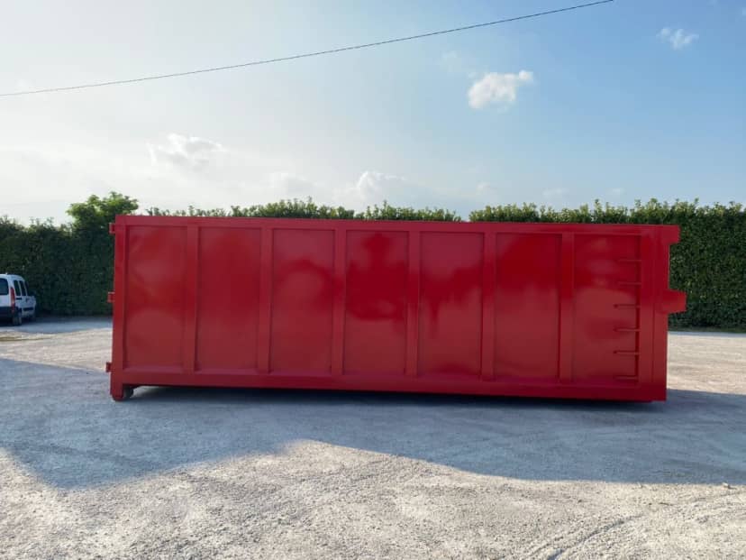 CONTAINER NUOVO PER MATERIALI INGOMBRANTI A CIELO APERTO CON DUE PORTE LATERALI — foto 2 di 8