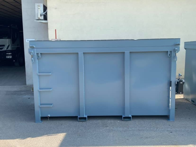 CONTAINER SCARRABILE NUOVO CON COPERCHIO PER RIFIUTI — foto 5 di 5