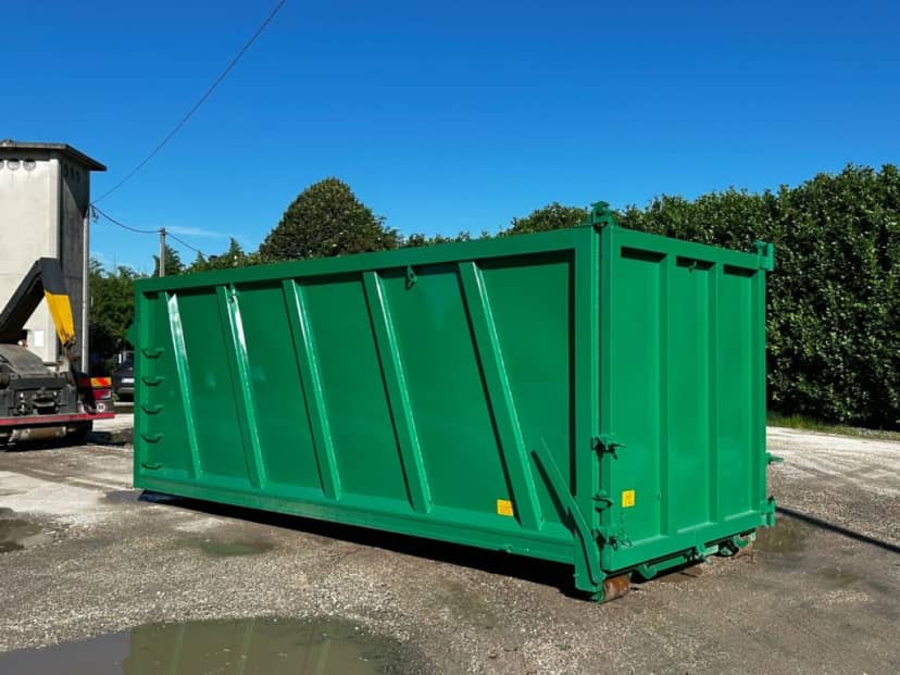 CONTAINER SCARRABILE NUOVO PER INGOMBRANTI STAGNO A CIELO APERTO CON PORTA UNICA — foto 5 di 8