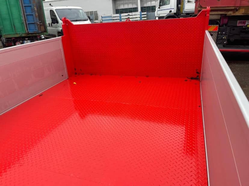 CONTAINER SCARRABILE NUOVO A PIANALE CON DUE SPONDE PER LATO IN TR5 — foto 7 di 8