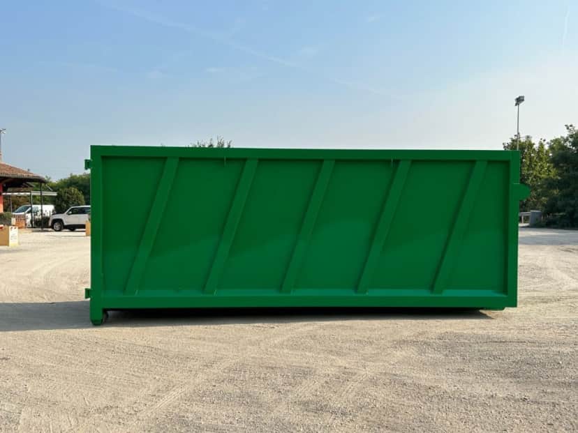 CONTAINER SCARRABILE NUOVO PER INGOMBRANTI A CIELO APERTO CON DUE PORTE A LIBRO — foto 4 di 8