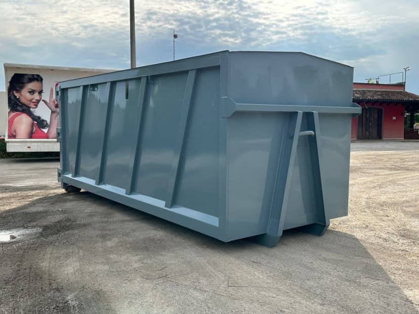 CONTAINER NUOVO SCARRABILE STAGNO CON TETTO FISSO PER SEGATURA — foto 2 di 8