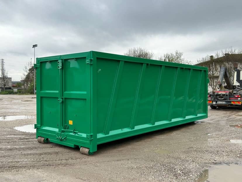 CONTAINER NUOVO SCARRABILE A CIELO APERTO PER INGOMBRANTI CON DUE PORTE A LIBRO — foto 5 di 8