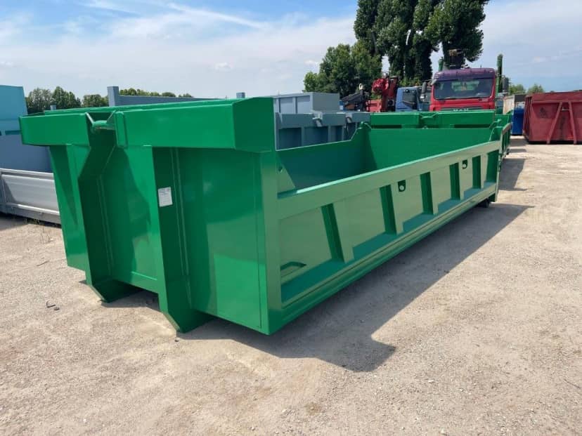 CONTAINER SCARRABILE NUOVO A CIELO APERTO PER INERTI A VASCA SQUADRATA — foto 1 di 10
